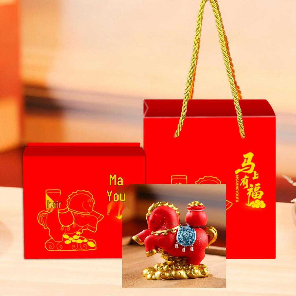 Sofort-Reichtum Pferde-Ornament: Nationaler Trend Chinesisches Tierkreiszeichen Jahr des Pferdes Schreibtischgeschenk