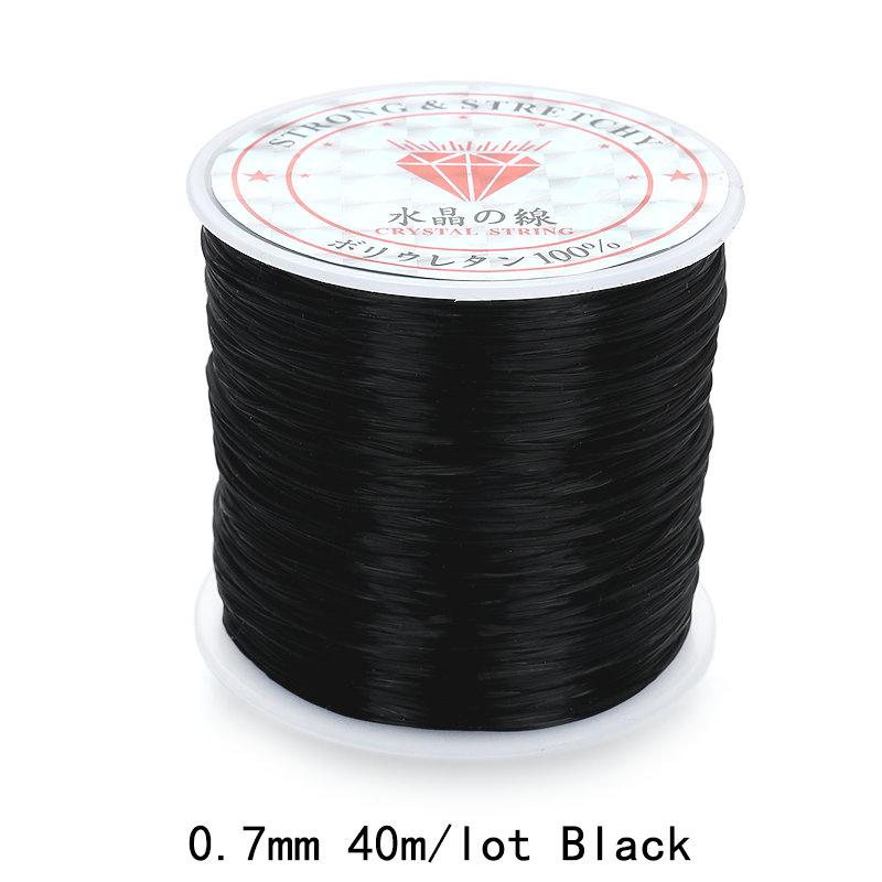 0.5-1.0mm Elastic Cord Beading Thread Stretch String Fibre Crafting Line for Jewelry Making DIY Seed Beads Pony Beads Bracelets