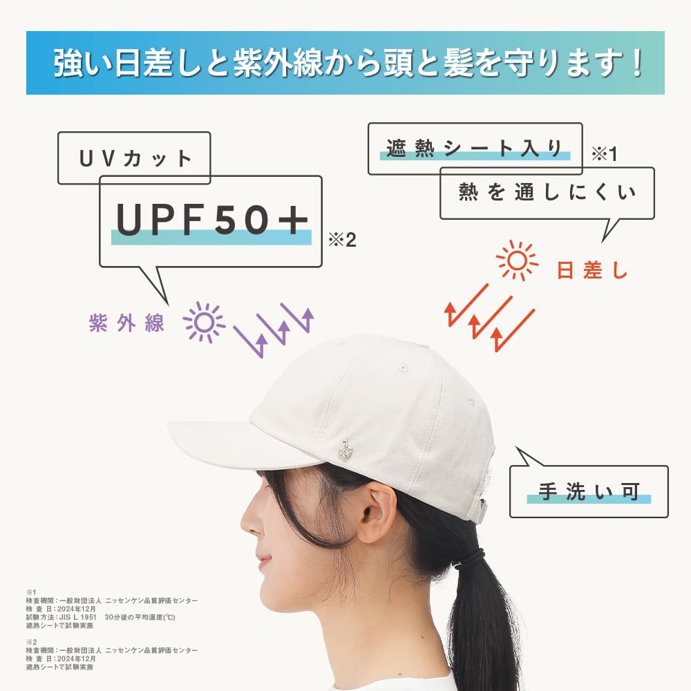 Beisia Women's Heat-Shielding Sun Protection Hearest Canvas Cap, Khaki, 100% Cotton, Free Size