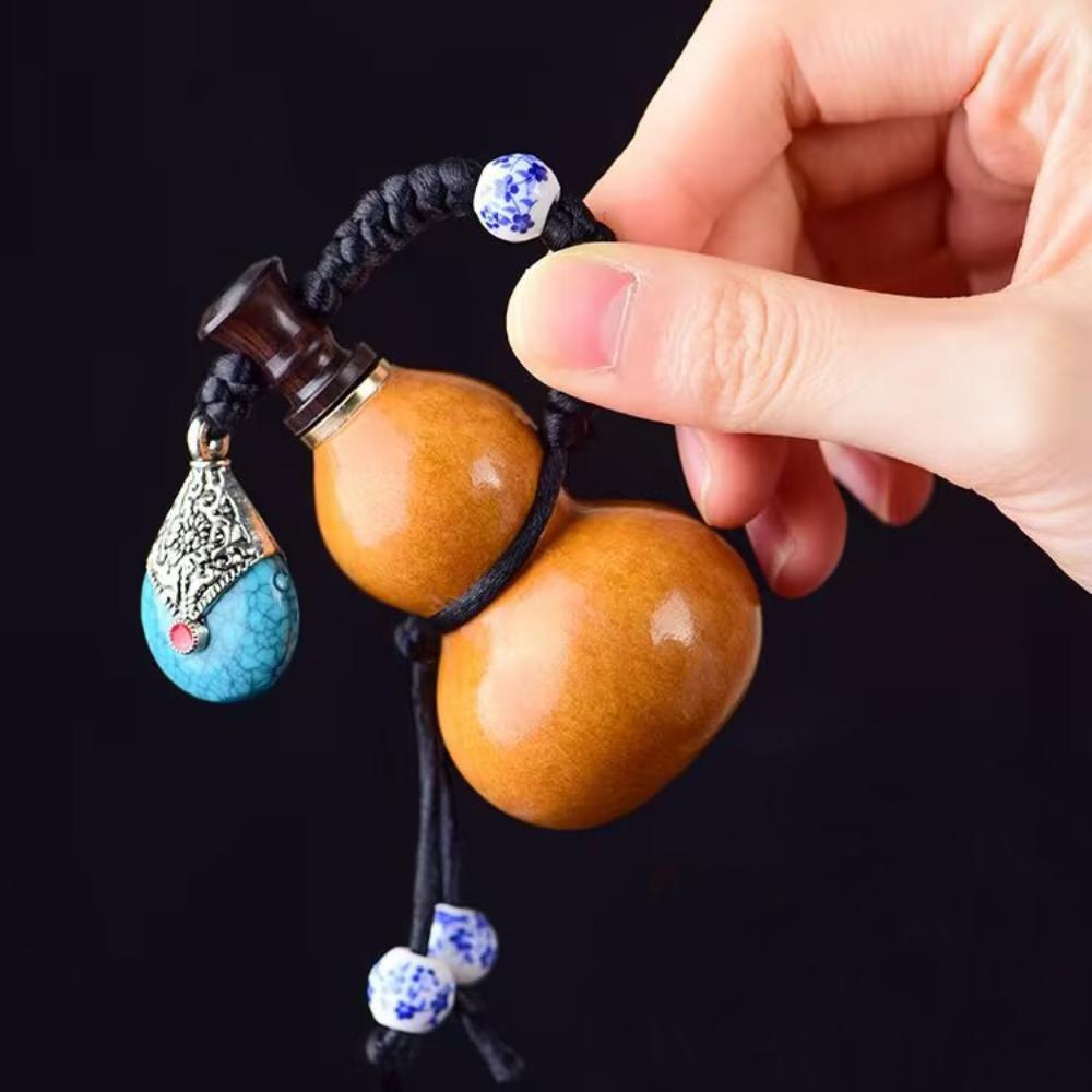 Retro Gourd Bottle Mini Gourd Pendant High Quality Chinese Hip Flask