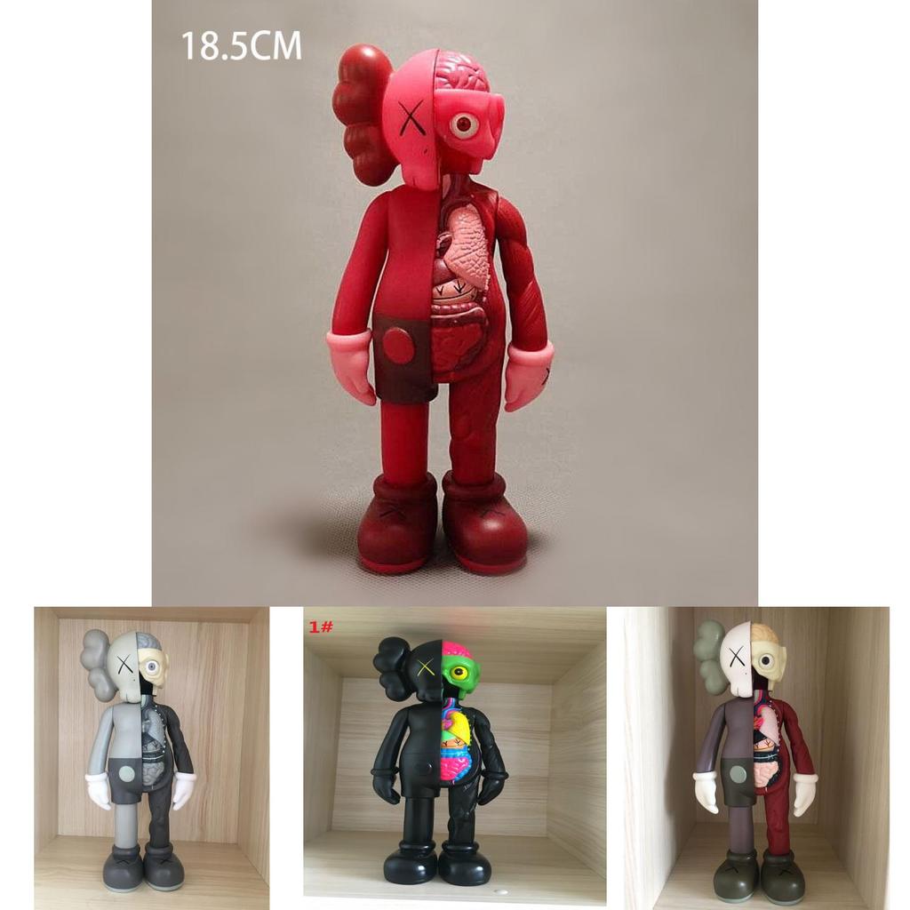 Kaws Companion Flayed Otwarty Rozkrojony Bff 8" Figurka Akcji z PVC Ozdoba Stan USA Nowy