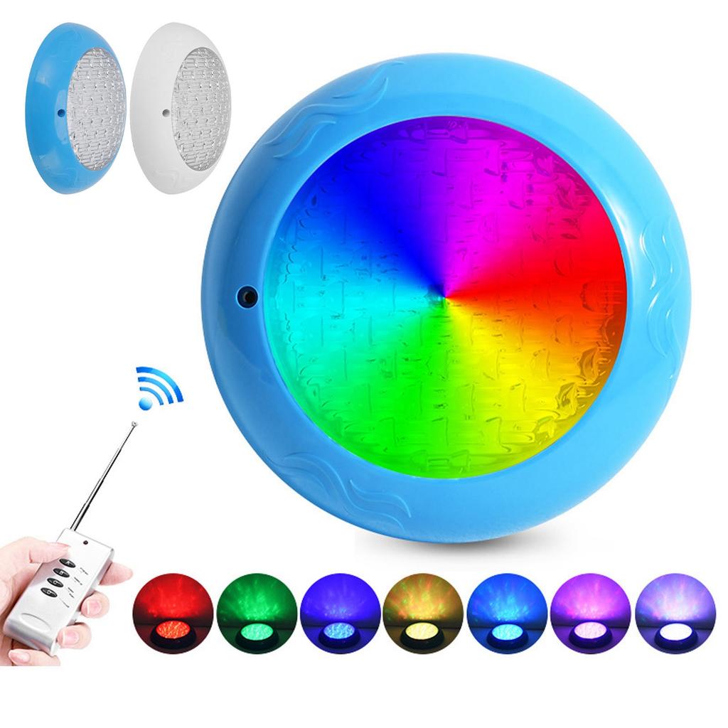 35W Underwater Light LED Pool Light LED Pool Light IP68 Waterproof AC DC12V 35W with Remote Control for Outdoor Swimming Pools