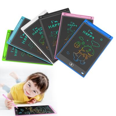 1/5 Peças Tablet de Escrita LCD com Caneta 8,5 polegadas Retângulo Bloco de Notas Rabiscos Coloridos Eletrônico