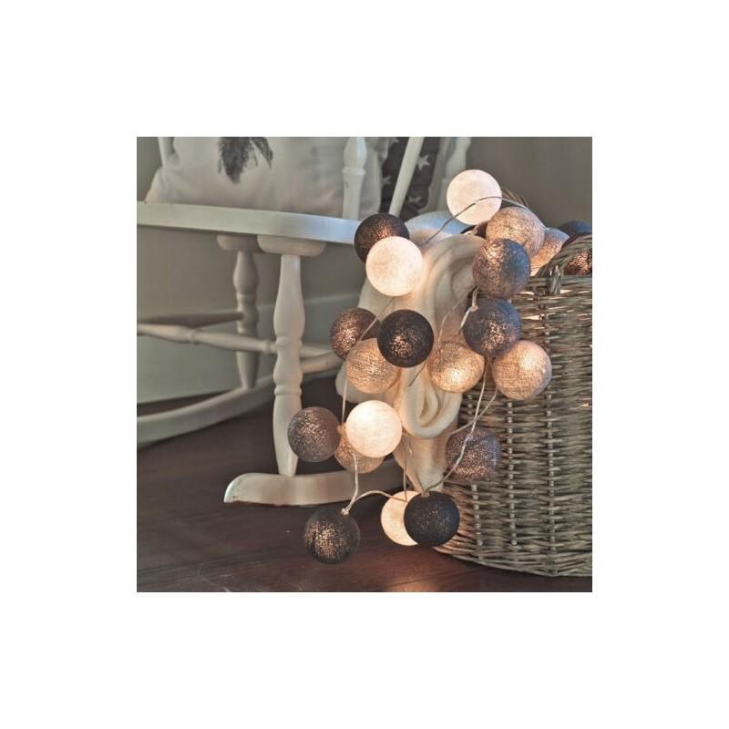 Enchanting 20 Led Colorful Cotton Ball String Lights For Parties And Celebrations