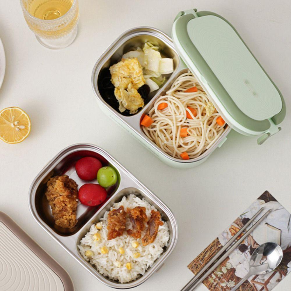 Stainless Steel Constant Temperature Lunch Box UK/EU/US Plug Plug-in Heated Lunch Box  Office