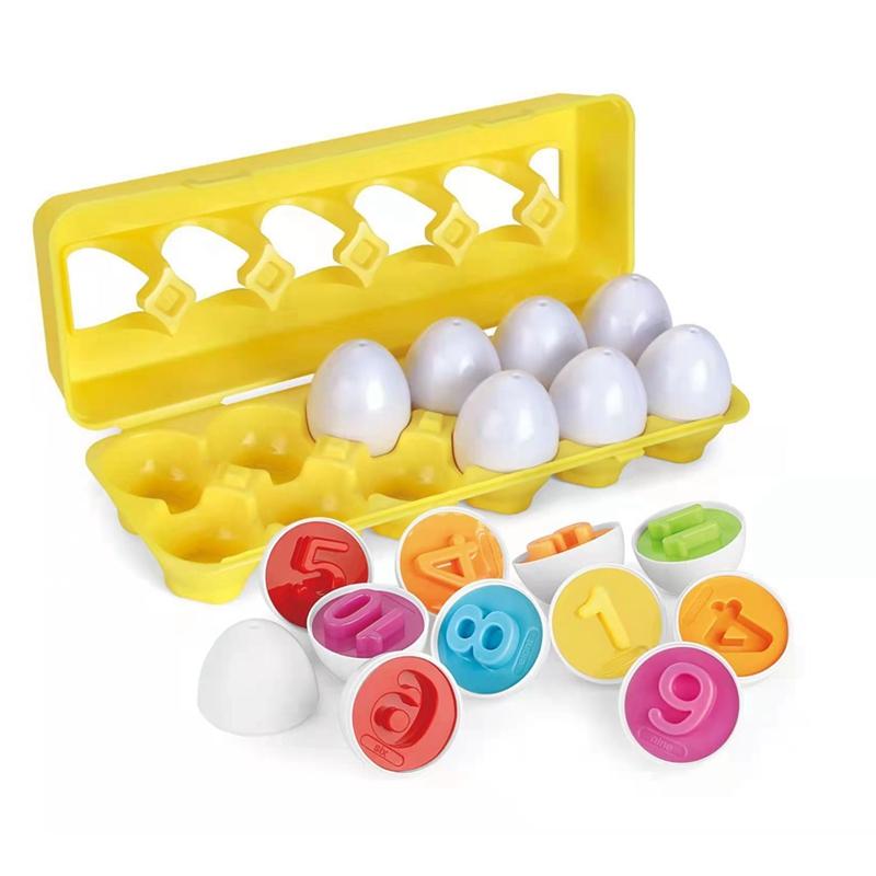 Matching Egg Twisted Recognition Color Shape Children Early Education Assembled Toy Box Smart Matching Egg Montessori Baby Toys
