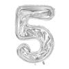 65Inch Giant Foil Number Balloon DIY Filling Frame Kids 1st Birthday Party Decoration Wedding Anniversary Supplies Mosaic box