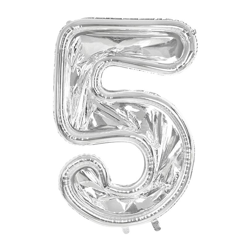 65Inch Giant Foil Number Balloon DIY Filling Frame Kids 1st Birthday Party Decoration Wedding Anniversary Supplies Mosaic box