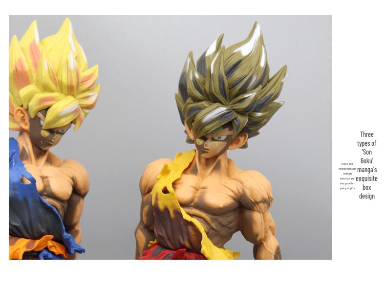 Manga Battle-Damaged Goku Figurine - Large Dragon Ball Home & Car Ornament