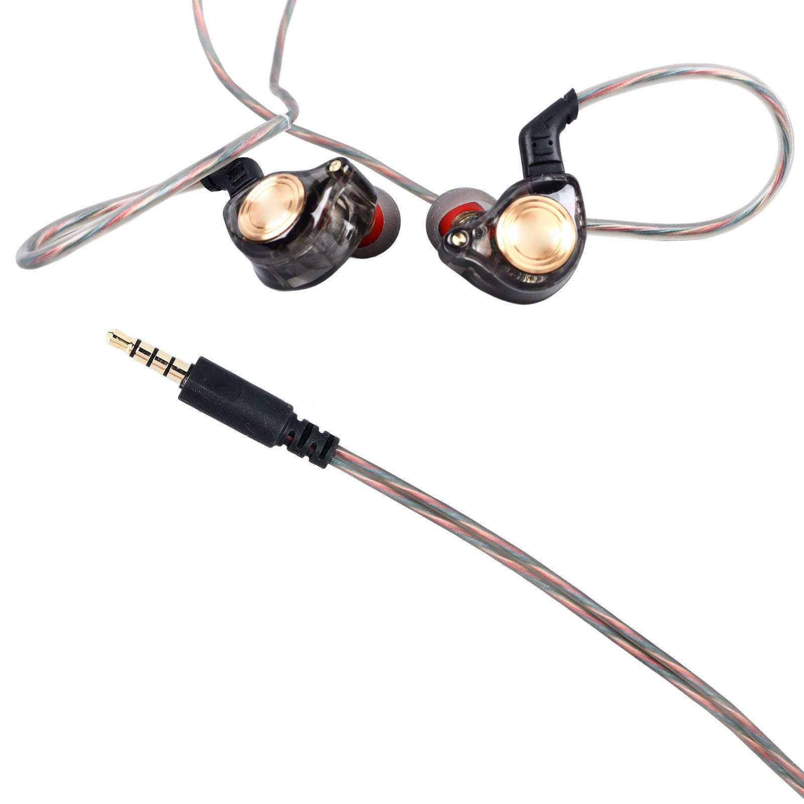 

Проводные наушники Тяжелый бас Проводные динамические наушники с микрофоном Регулятор громкости для мобильных телефонов Черный