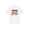X Kashiwa Sato Round Neck Printed Straight T-Shirt Men Tops White 438591-00