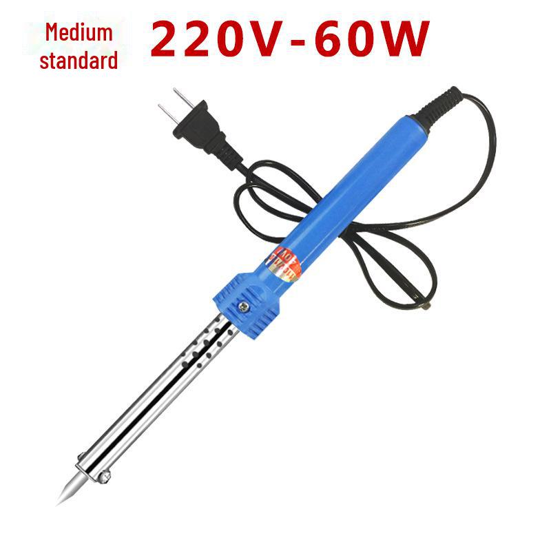 

Набор электрических паяльников с резиновой ручкой европейского стандарта - 220 В, 30 Вт/40 Вт/60 Вт, острый наконечник, многоцелевой 60W 220V Package
