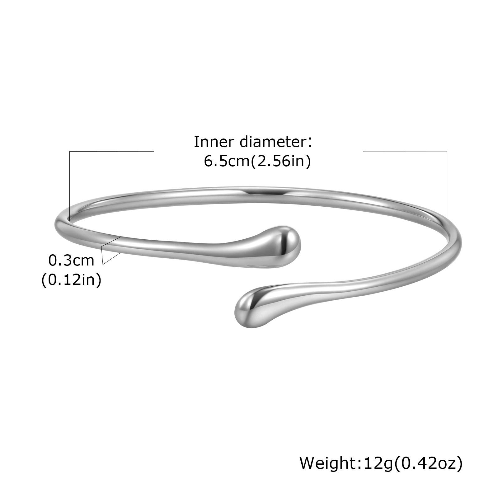 Vnox Thin Cuff Bangle Bracelets for Women Fashion Jewelry Adjustment Size Party Minimalist Open Bangle Wrist Cuff Bracelets New
