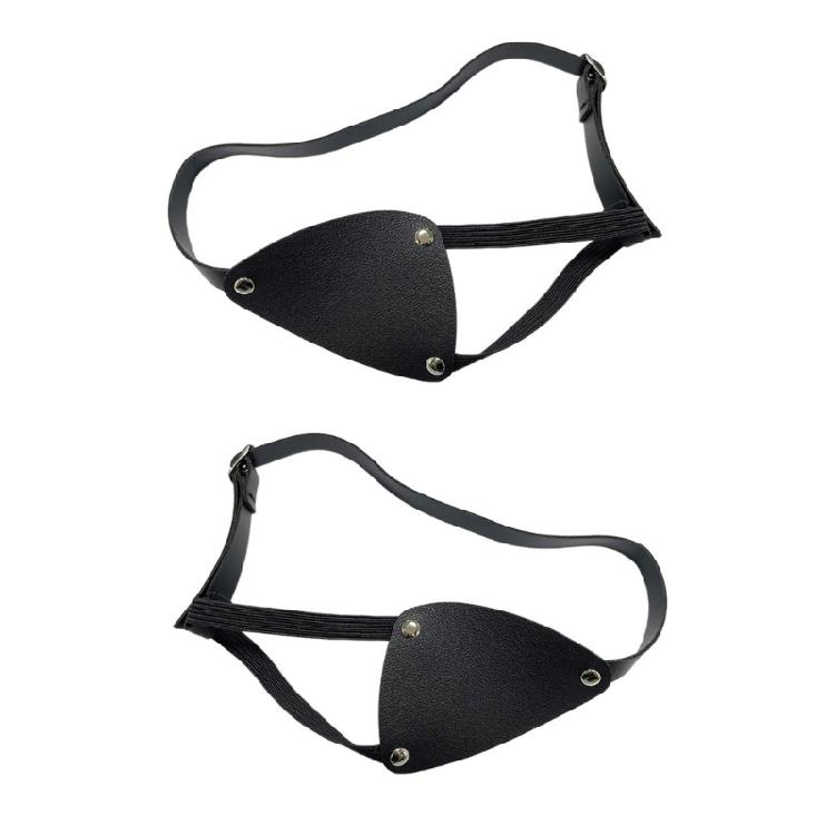Medievals Knights Pirate Eye Patches Pu Leather Pirate Eyepatch Eye Mask Renaissances Costume Halloween Cosplay Costumes