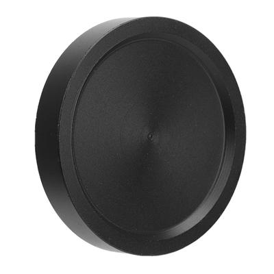 M54x0.75 Telescope Eyepiece Dust Caps Internal Threaded Lens Cover Aluminium Alloy Black Astronomical Accessories