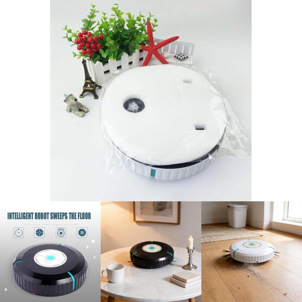 Home Cleaning Robot With Battery Power For Small Rooms Perfect For Lazy Daily Use