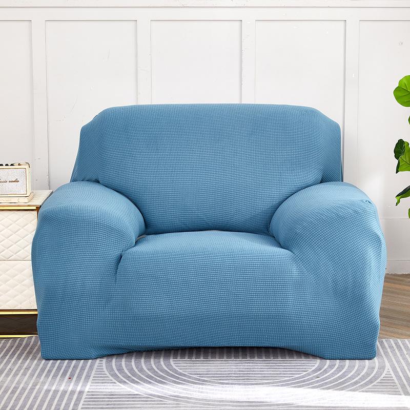 Knitted Corn Stretch All-Inclusive Sofa Cover Full Covered Thick Polar Fleece Sofa Bedspread Tight Bag Pad
