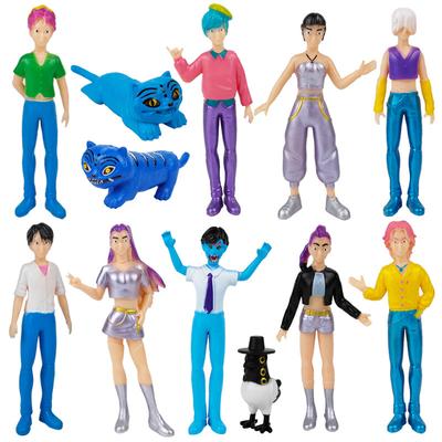 Girl Group Figure Doll Tiger Star Girl Group Peripheral Doll Cartoon Model Toy Ornament