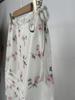 2026 Spring Lace-Up Pleated Polka Dot Skirt with Elastic Waist - Women's Korean Style