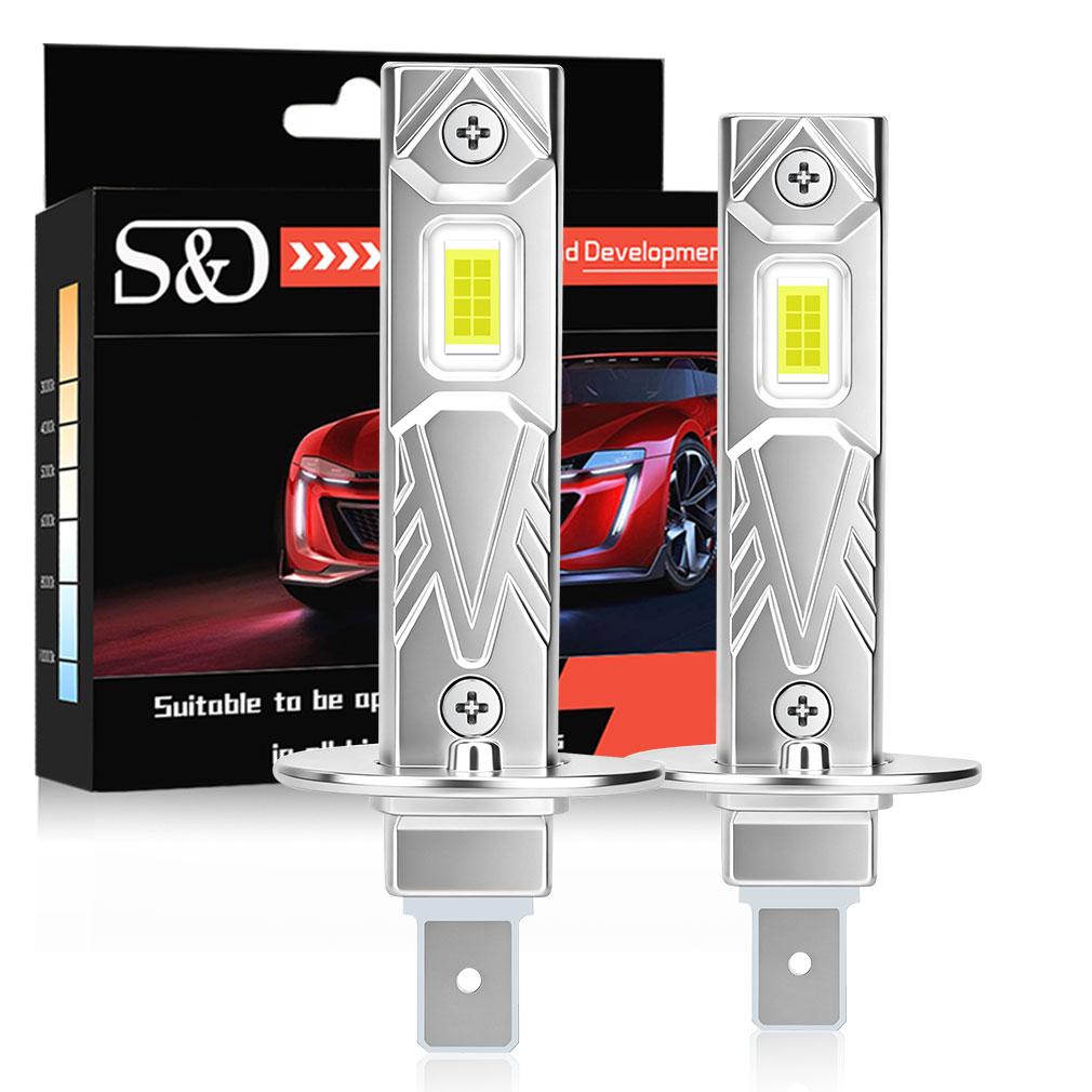 2Pcs 18000LM H1 LED Headlight Bulbs