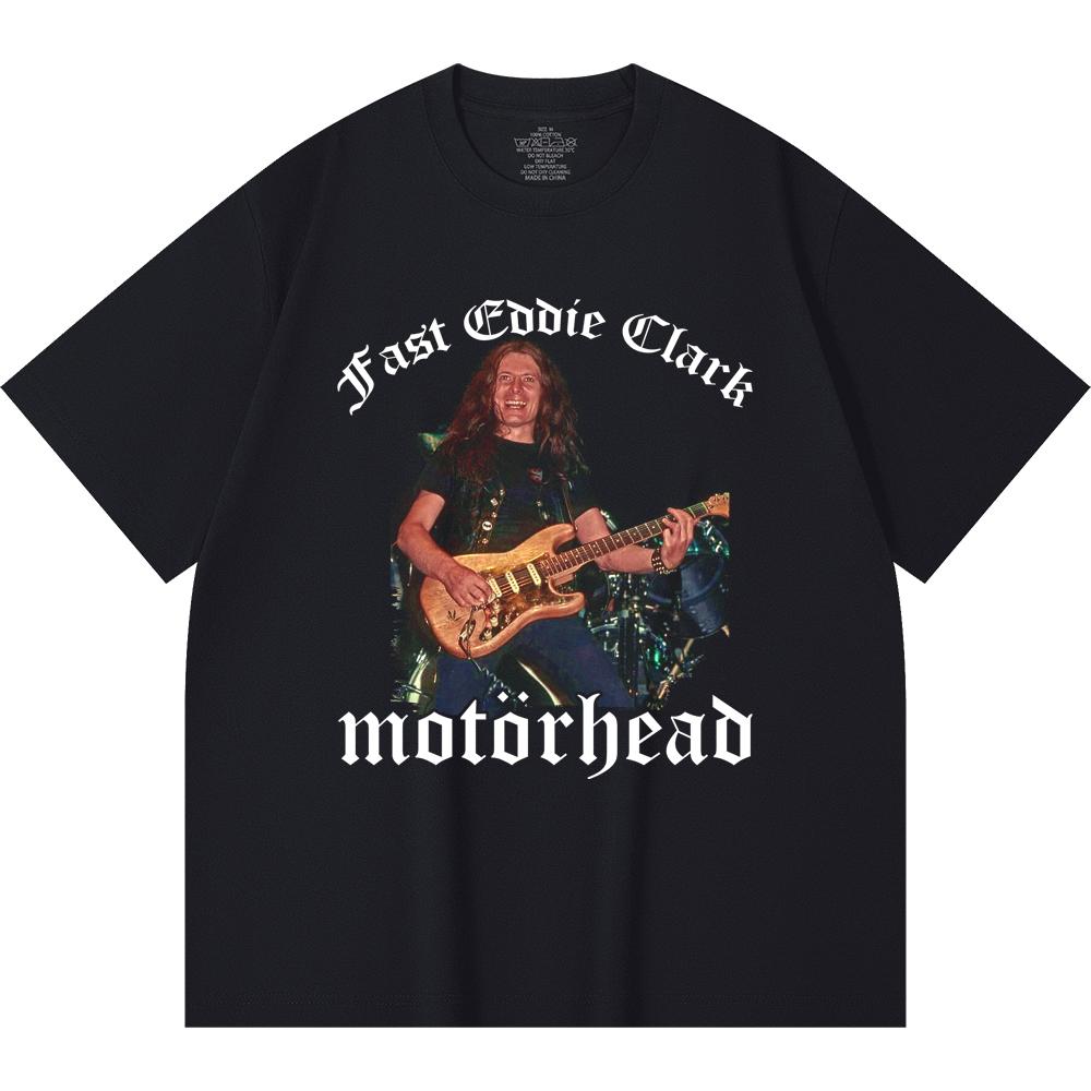 230 Gsm 100% Cotton Heavy Metal T-Shirt Rock Band Popular Music Print Unisex Heavy Cotton T Shirt