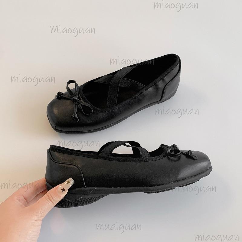 Fashion Autumn New Flats Women Mary Jane Shoes Ladies Shallow Comfort Slip on Soft Leather Eelgant Dress Ballet Shoes Zapatos De Mujer
