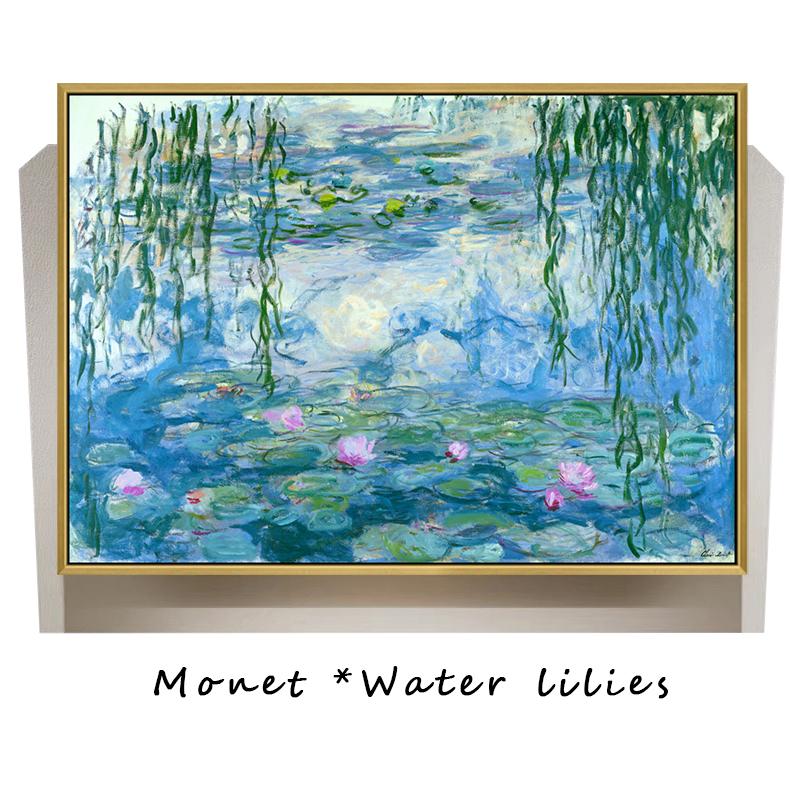 Van Gogh Monet Famous Paintings Oil Painting On Canvas Room Decor Aesthetic Textured Wall for Living Room Home Decor