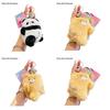 Adorable Plush Keychain With Cutest Tilted Face Perfect For Gifting On Any Occasion Man Miao