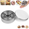 11Pcs DIY Biscuit Mold Stainless Steel Cookie Cutter Baking Pastry Mold  for Home Kitchen Bakery