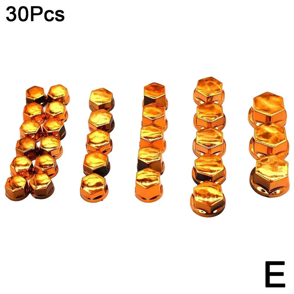 Univerzální 30KS motocyklový modelovací pokovovací matice dekorativní šroubovací víčko Pro Yamaha FZ1 FAZER FZ6 FZ6R FZ8 XJ6 MT01 MT03 MT-07 H3L6