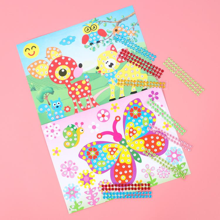 

Набор для самостоятельной наклейкой Crystal Diamond: Развивающая игрушка для детей, идеальный подарок на День защиты детей