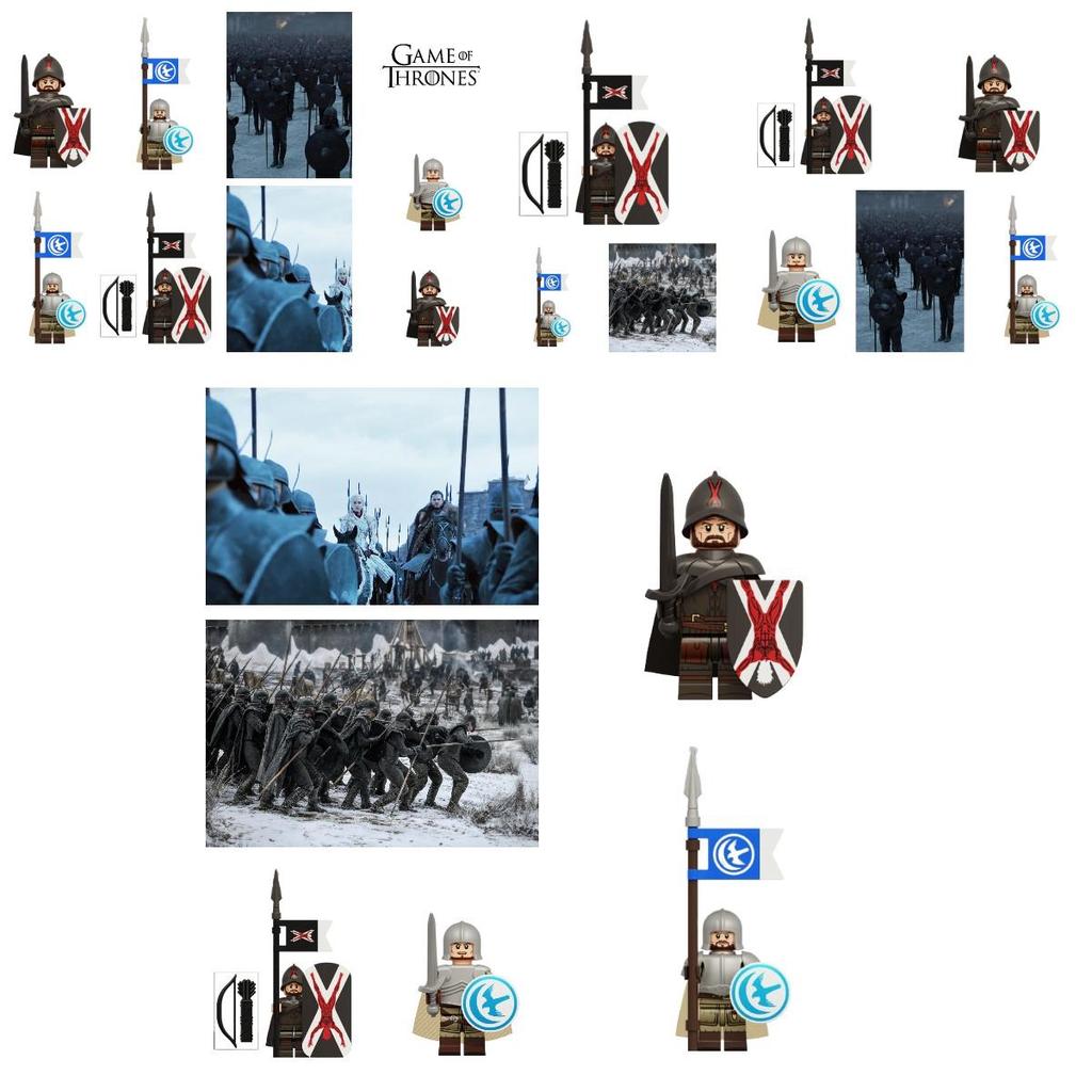Kt1073 Game Of Thrones Bolton Elite Knight Eryn Valley Knight Building Blocks