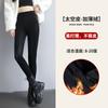 Leather Pants Women's Spring, Autumn and Winter Fleece Thickened Outer Wear Leggings High Waist Thin Windproof Waterproof Large Size Thermal Trousers