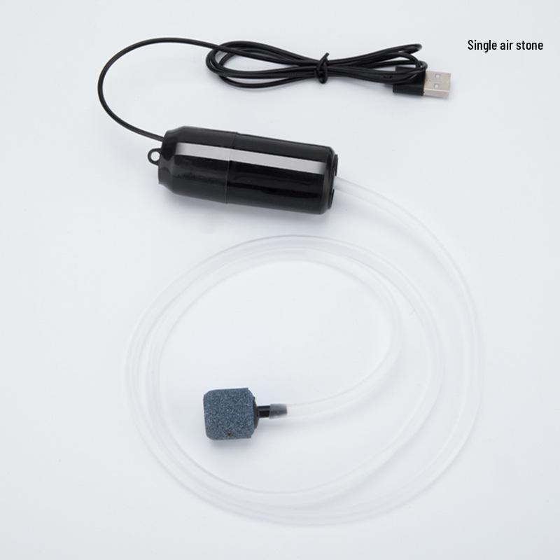 USB Rechargeable Portable Fish Tank Oxygen Pump for Outdoor Fishing and Aquarium Use