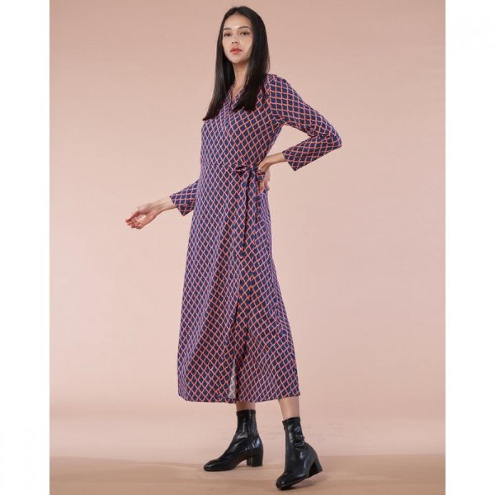 Creora Lip Balm Signature Flare Long Wrap Dress Ldm07cs01