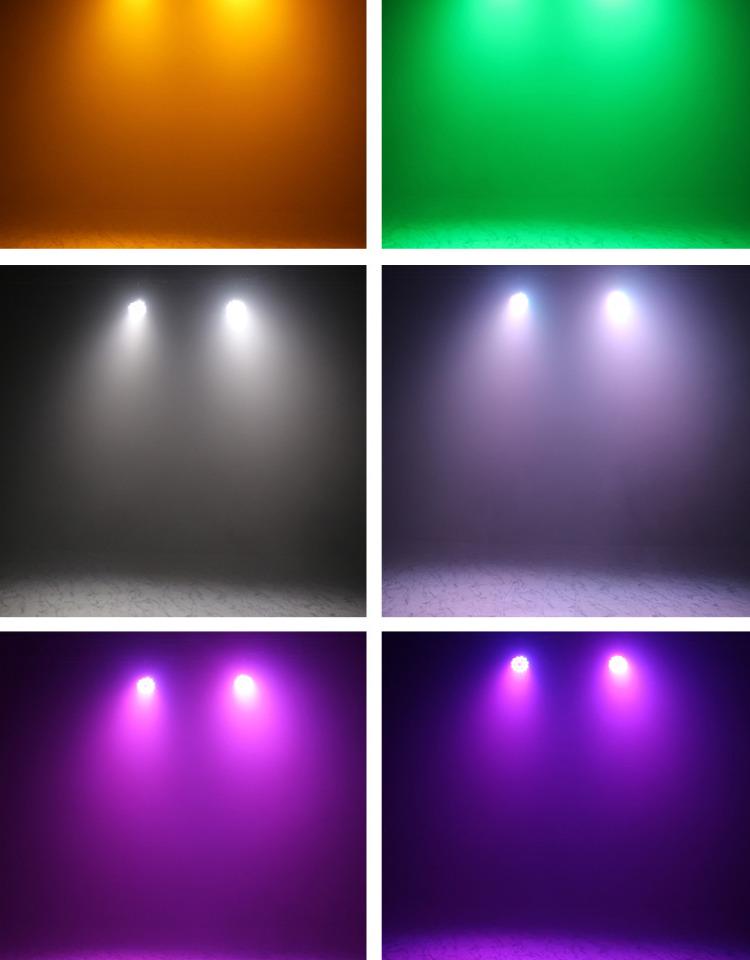 18 Waterproof Dyeing Par Lights for Outdoor Weddings and Stage Performances