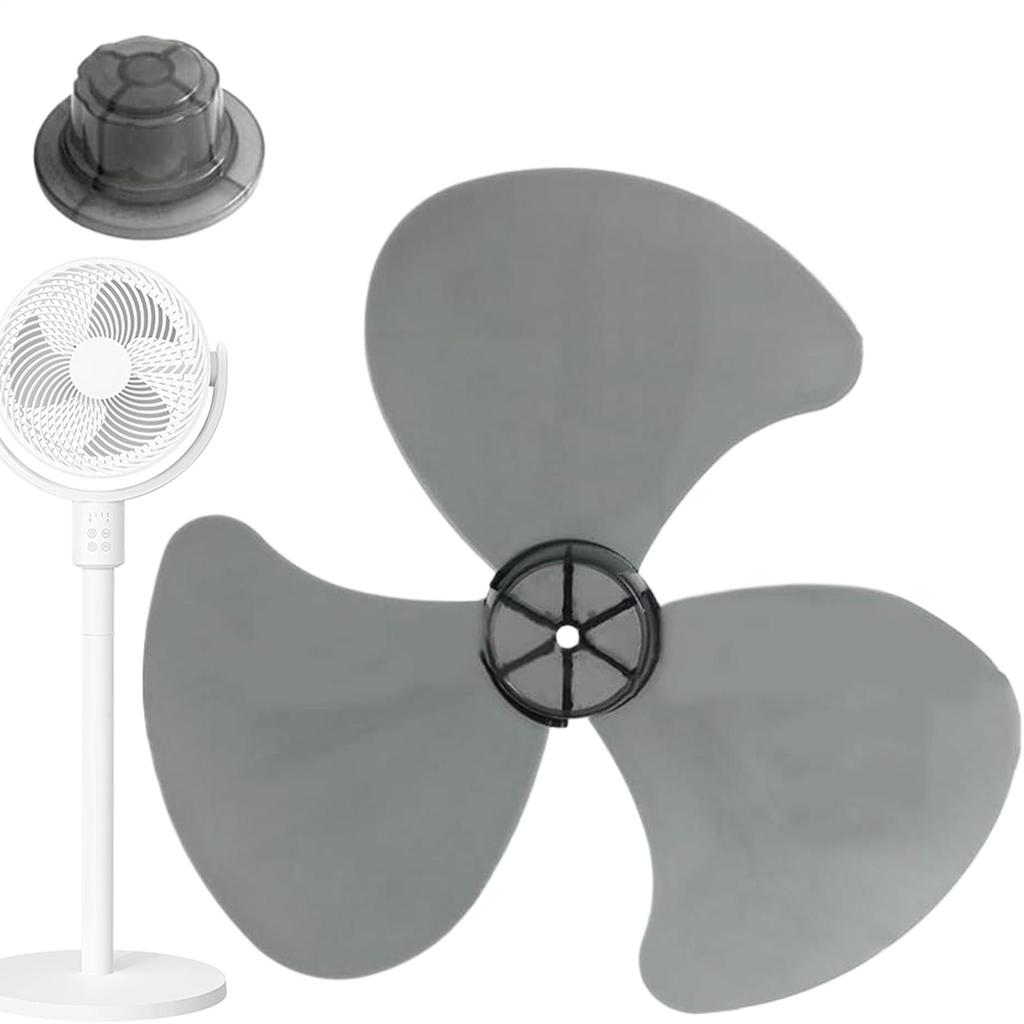 3 Leaves Plastic Fan Blade Electric Fan Accessories Household Standing Pedestal Fan Blade Table Fanner With Nut Cover
