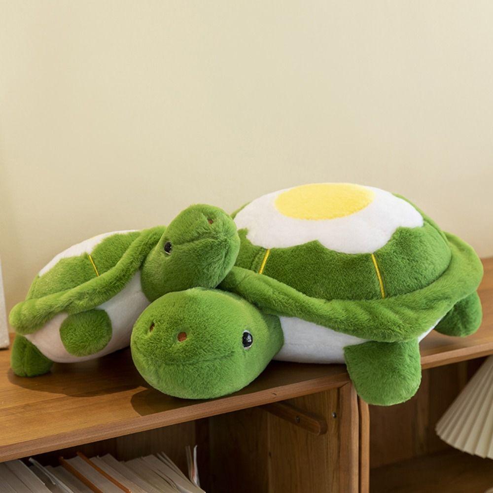 Soft Turtle Stuffed Doll Collection Turtle Animal Doll Poached Egg Tortoise Plush Toys  Car Decor