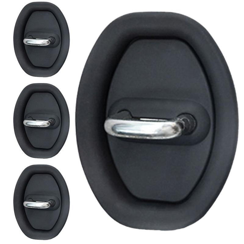 Car Door Lock Latch Cover Waterproof Car Styling Accessories 4PCS Vehicle Door Lock Decorative Sports Style Auto Replacements