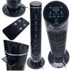 Staande Kolomventilator Vloerventilator Zwart Black 80W + Afstandsbediening