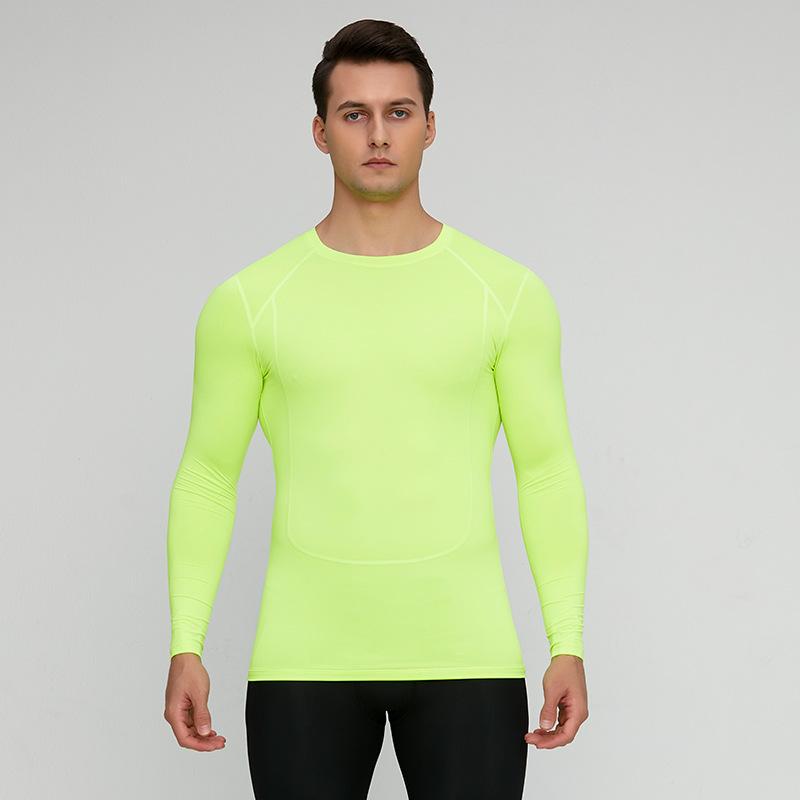 Nové sportovní jóga s dlouhým rukávem rychleschnoucí denní streč zeštíhlující a zeštíhlující běžecký tréninkový top teplá fitness souprava