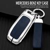 Zinc Alloy Leather Car Key Case For Mercedes Benz E C S Glc Class E200 E400 E63 W213 S550 S560 C260 Key Fob Car Remote Key Case