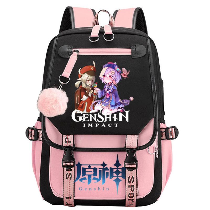 3-teiliges Schulrucksack-Set für Schüler Große Kapazität Oxford-Stoff Schultasche mit Schultergurt und Federmäppchen