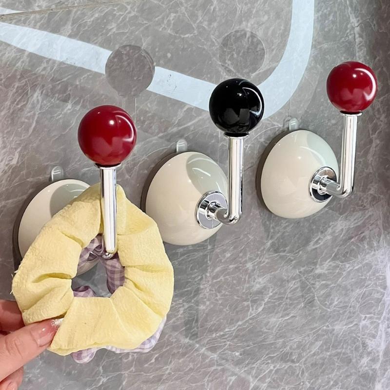 Quick Install Waterproof Adhesive Hook Wall Hook for Home Organization Bathroom Kitchen Use