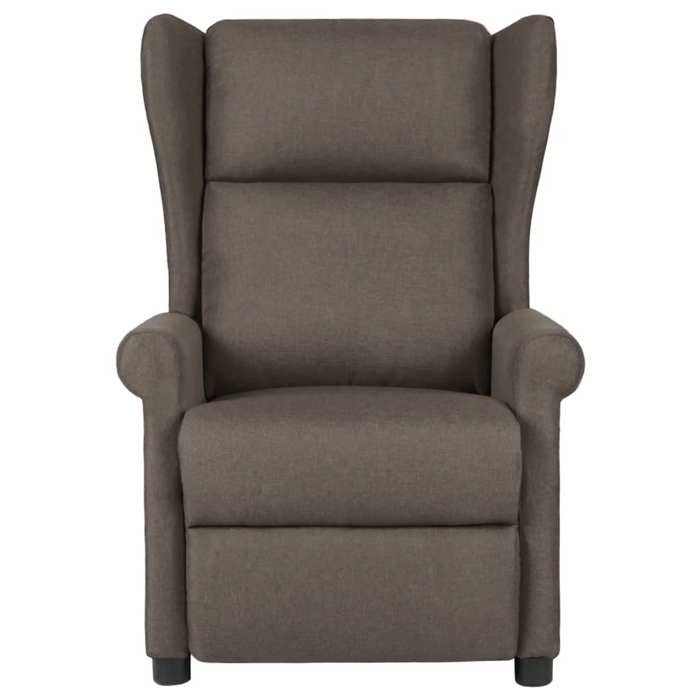VidaXL Fauteuil Inclinable, Siège avec Accoudoirs et Dossier, Chaise de Relaxation avec Repose-pied, Meuble de Salon, 340953