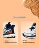 Habi Bear Boys' Double Mesh Breathable Sneakers with Rotary Buckle and Soft Sole for Spring and Autumn