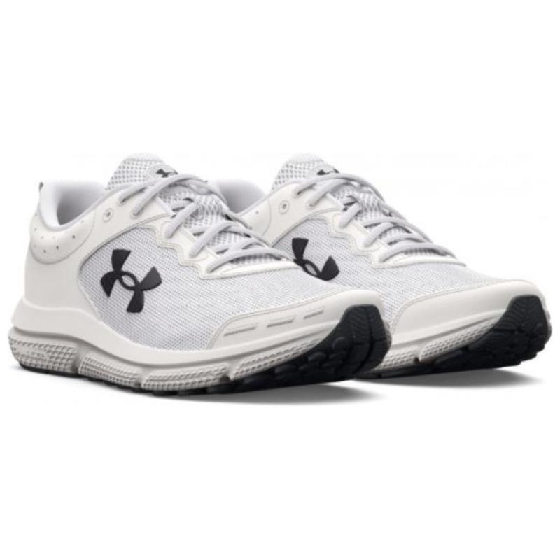 Under Armour Cushioning, Wear Resistant Low top Running Shoes Unisex White Sneakers 3026179104
