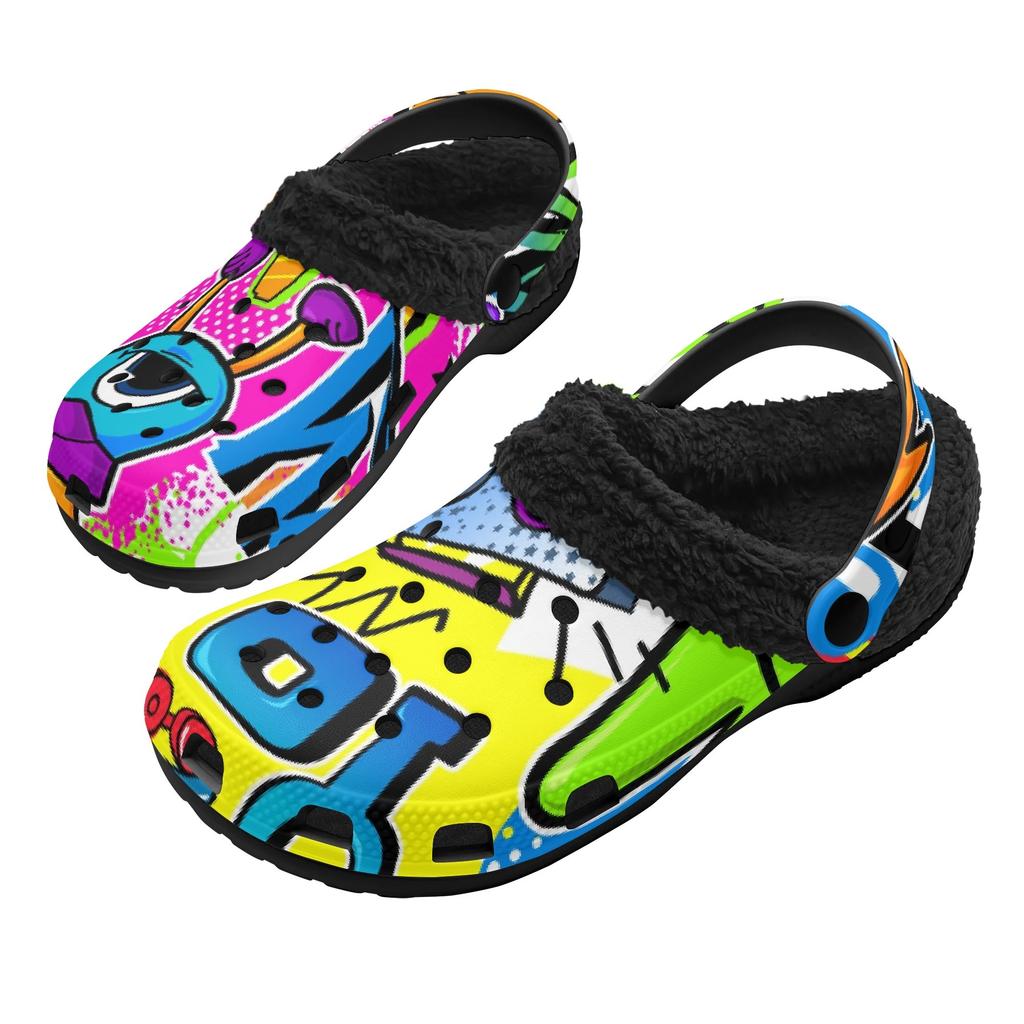 1 pár Měkké EVA Pantofle s kožešinovou podšívkou Pro muže Ženy Útulné Nazouvací Teplé Zimní Pohodlné Boty Lehké Pro Vnitřní i Venkovní Použití