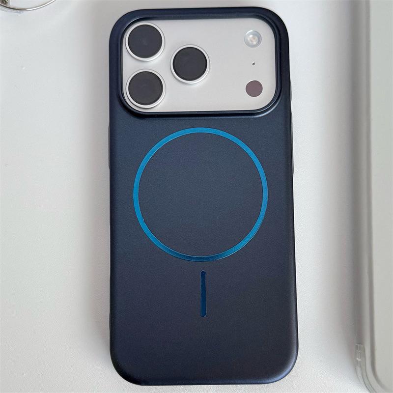 

Magnetic Metal Paint iPhone 17 Pro Max Case Compatible with Apple iPhone 17/16/15/14 iPhone 11