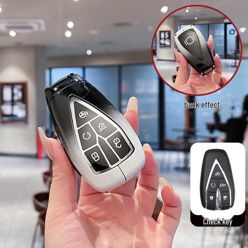 Changan Qiyuan A07 Schlüsseletui für Modelle 25/24: 515 Elite, Premium 710 Flaggschiff mit Metallgehäuse und High-End-Schnalle